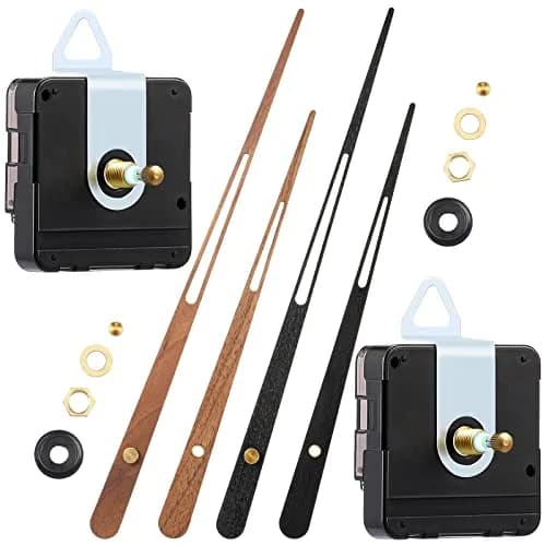 Jadive 2 Pcs Clock Movement Long Shaft | Fit for 24'' Clock, 32.5mm Shaft, DIY Repair thumbnail 1