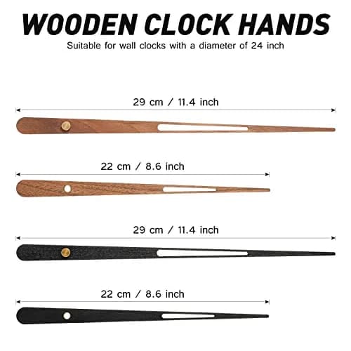 Jadive 2 Pcs Clock Movement Long Shaft | Fit for 24'' Clock, 32.5mm Shaft, DIY Repair thumbnail 3