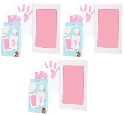 Pearhead Newborn Baby "Clean-Touch" Ink Pad Kit 3-Pack | Mess-Free Hand & Footprint Keepsake for India thumbnail 1