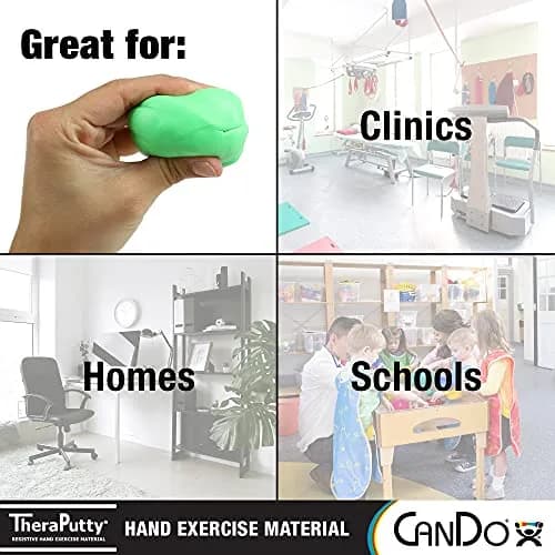CanDo TheraPutty Standard Hand Exercise Putty 270g (9 oz) | Occupational Therapy & Grip Strengthening thumbnail 2