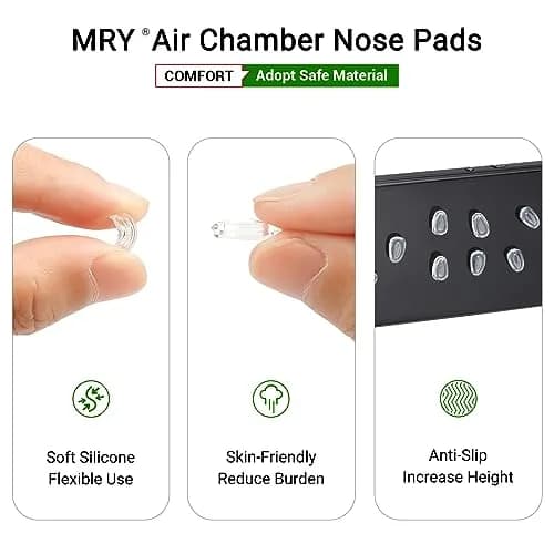 Mryok Replacement Nosepieces for Oakley Wingfold EVR EVS | Rubber Nosepads 4 Pairs thumbnail 4