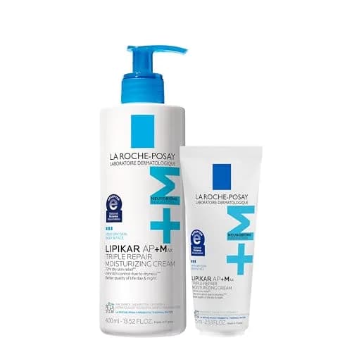 La Roche-Posay Lipikar AP+MAX Triple Repair Moisturizing Body Cream Face & Body Lotion for Dry Skin with Shea Butter & Niacinamide, 475ml - main product image
