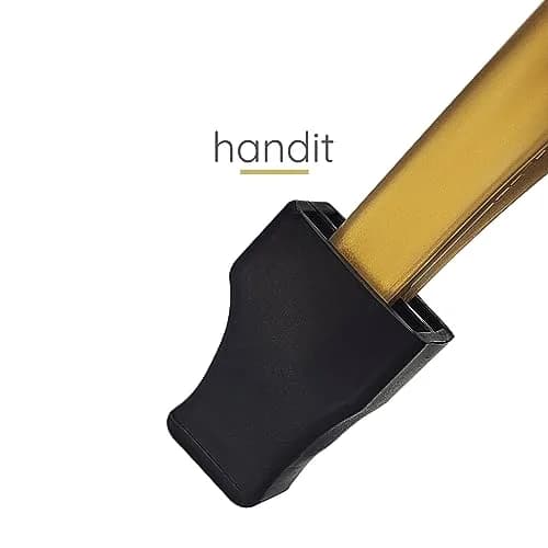 HANDIT Gold Coffee Syrup Pumps with Tip Covers | Fits 25.4oz/750ml Torani, Skinny, Davinci | 6 Pack thumbnail 5