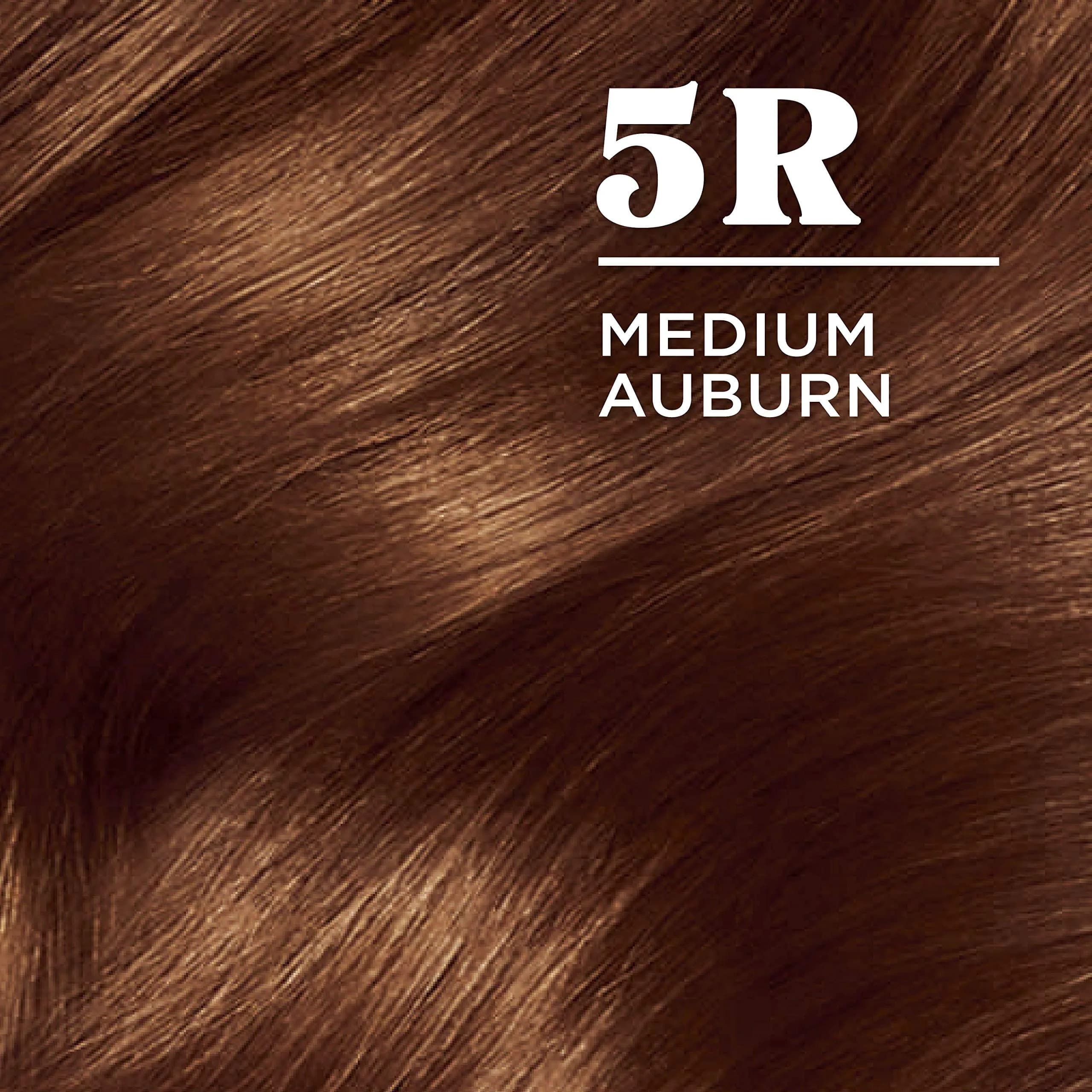 Clairol Nice'n Easy Permanent Hair Dye 5R Medium Auburn, 6.26 Fl Oz (Pack of 6) | 100% Gray Coverage - view 3