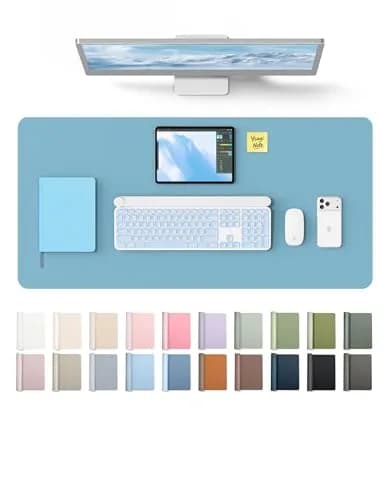 YSAGi PU Leather Desk Protector 80cm x 40cm (31.5" x 15.8") | Waterproof Writing Pad for Office and Home thumbnail 1