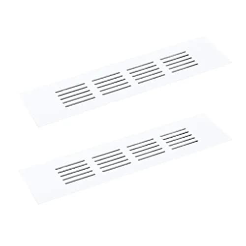 Geesatis Air Vent Covers, 2Pack White | Rust-Proof Aluminum Ventilation Grilles thumbnail 1
