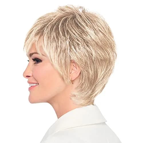 Raquel Welch Fierce And Focused Hand Tied Short Bob Wig 22in RL16/22 Iced Sweet Cream | Chic, Heat-Friendly Synthetic thumbnail 5
