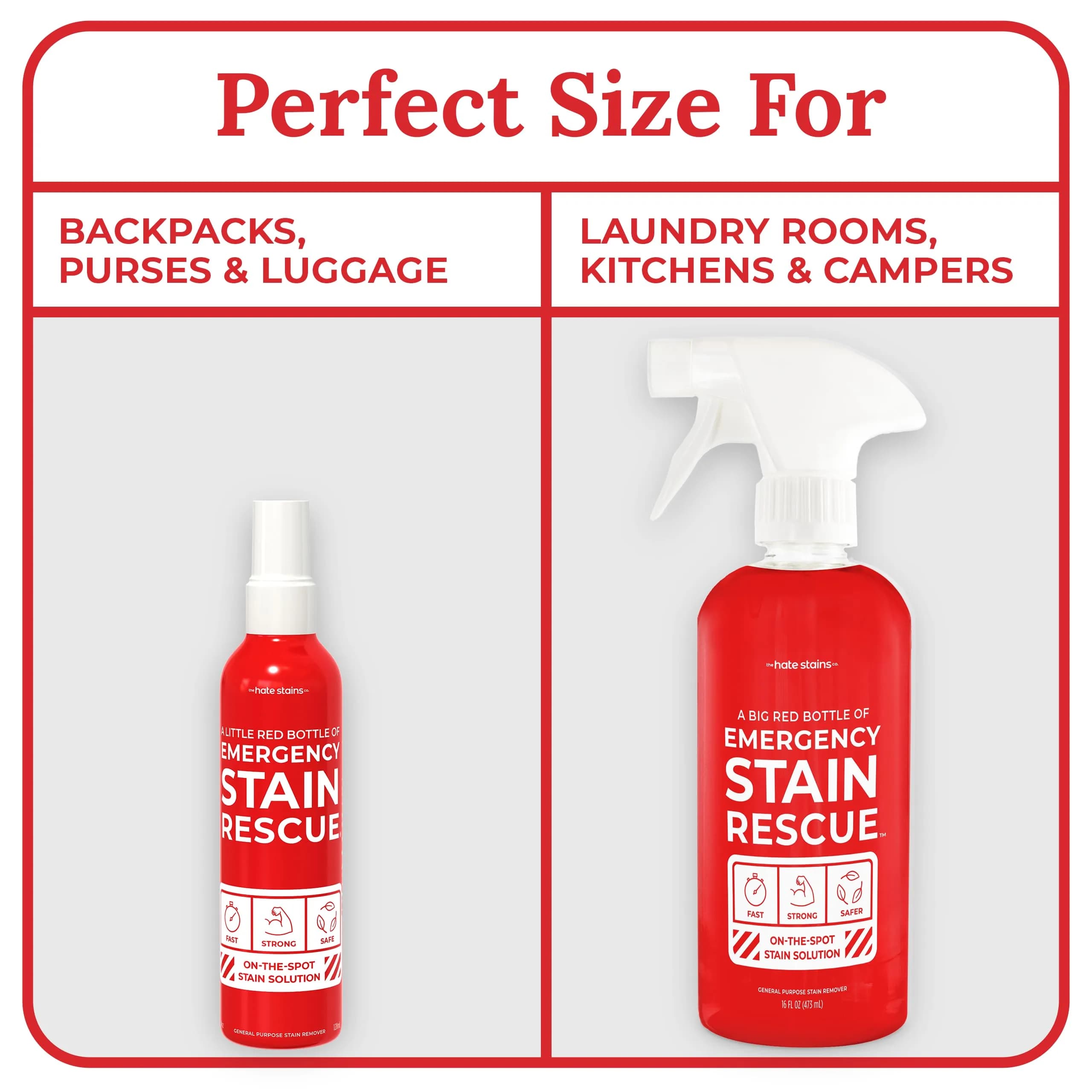 Emergency Stain Rescue Stain Remover Spray 473ml (16 Fl Oz) | Versatile Fabric & Upholstery Cleaner - view 9