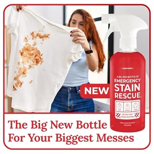 Emergency Stain Rescue Stain Remover Spray 473ml (16 Fl Oz) | Versatile Fabric & Upholstery Cleaner thumbnail 2