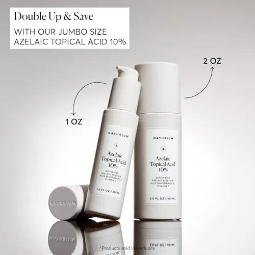 Naturium Azelaic Topical Acid 10% Serum 2 oz (59ml) | Balances Oil, Improves Tone with Niacinamide & Vitamin C thumbnail 7