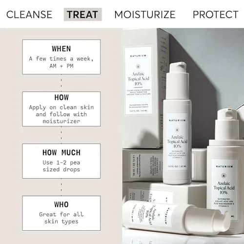 Naturium Azelaic Topical Acid 10% Serum 2 oz (59ml) | Balances Oil, Improves Tone with Niacinamide & Vitamin C thumbnail 2