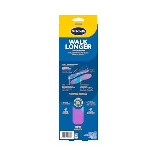 Dr. Scholl's Walk Longer Shoe Insoles for Women | All-Day Support, 1 Pair | Supports Feet & Legs thumbnail 9