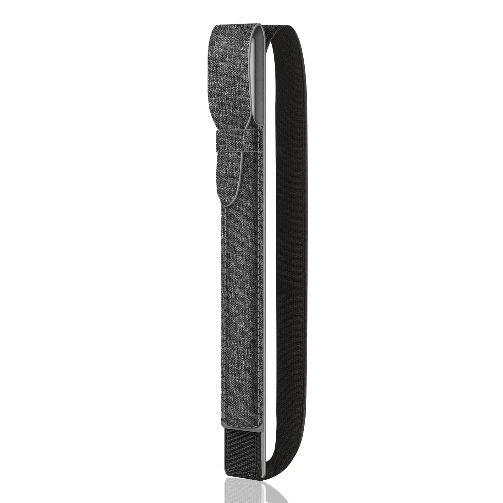 Fintie Grey PU Leather Pencil Holder for reMarkable 2/BOOX/Scribe Pen | Stylus Pouch with Elastic Band Strap - main product image