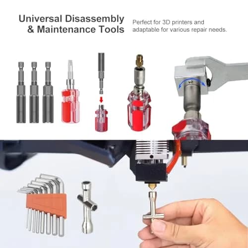 Mintion 82PCS 3D Printer Tool Kit with Case for Print Removal, Cleaning & Repair | 3D Printer Accessories thumbnail 7