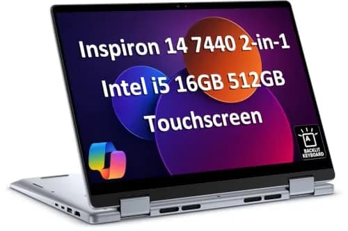 Dell Inspiron 14 7440 2-in-1 Laptop Core 5 120U | 16GB DDR5, 512GB SSD, Touch thumbnail 1