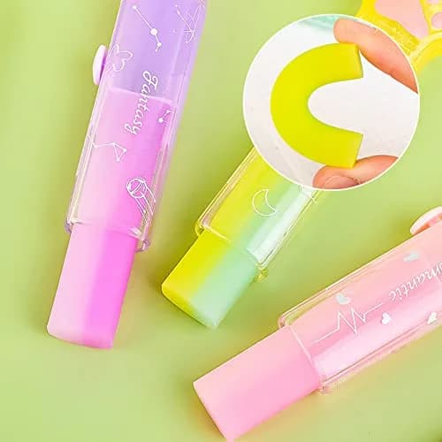 Geluode 4 Pcs Cat Paw Erasers | Retractable Rainbow Office & School Supplies thumbnail 4