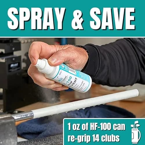 BRAMPTON TECHNOLOGY, LTD. Handle Grip Kit | Premium Golf Regripping Set, 15 Tape Strips, Solvent & Tools (4 oz) thumbnail 5
