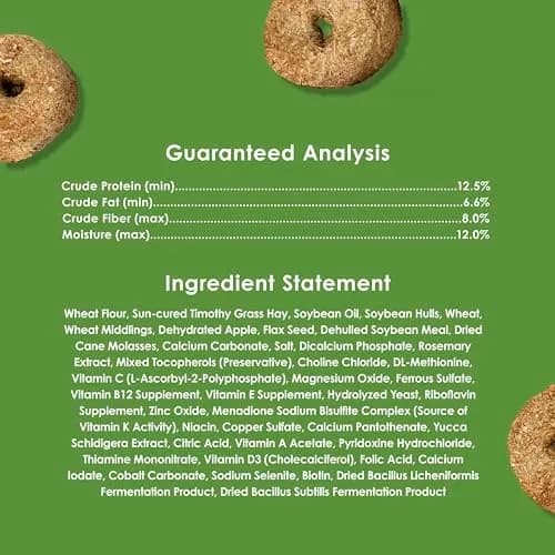 Kaytee Timothy Biscuits Baked Treat with Apple for Rabbits, Guinea Pigs, Chinchillas, Hamsters, Gerbils, and Mice, 10 oz (283.5 g) thumbnail 7