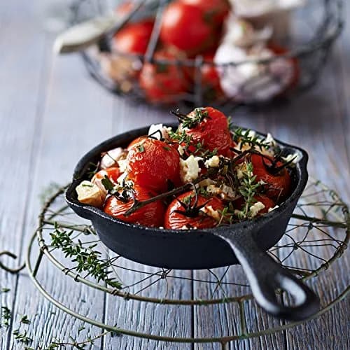 Simple Chef Cast Iron Skillet 3-Piece Set - 12" 10" 8" Heavy-Duty Pre-Seasoned Cookware thumbnail 3