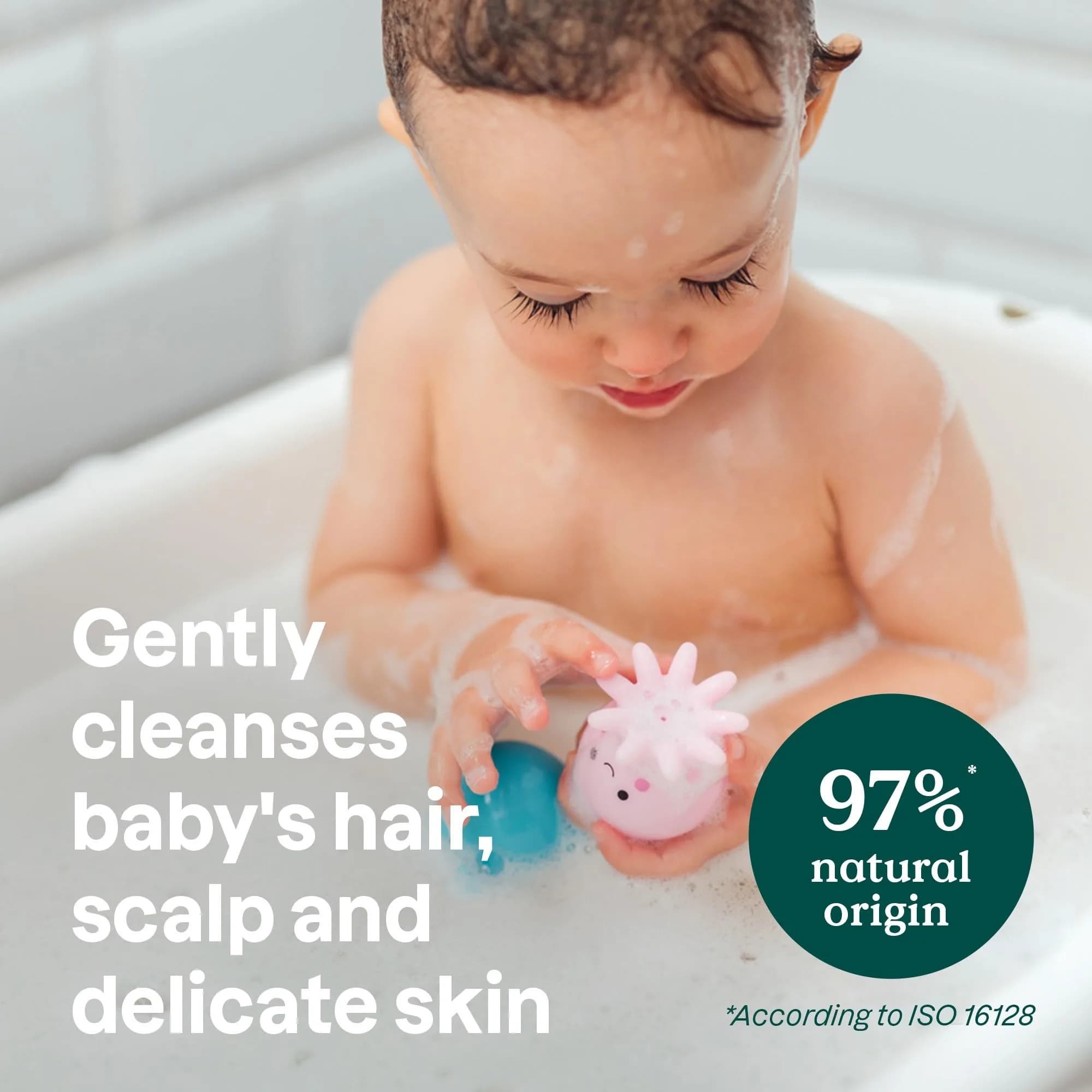 ATTITUDE Baby 2-in-1 Shampoo and Body Wash, Almond Milk & Blueberry Leaf, 946ml (32 Fl Oz) Pack of 2 | EWG Verified Hypoallergenic Formula - view 3
