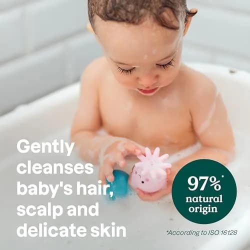 ATTITUDE Baby 2-in-1 Shampoo and Body Wash, Almond Milk & Blueberry Leaf, 946ml (32 Fl Oz) Pack of 2 | EWG Verified Hypoallergenic Formula thumbnail 3
