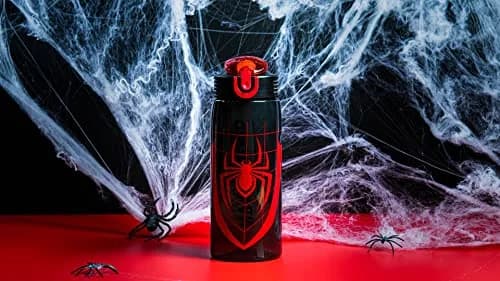 Zak Designs Spider-Man 25oz Leak-Proof Plastic Kids Water Bottle with Straw thumbnail 6