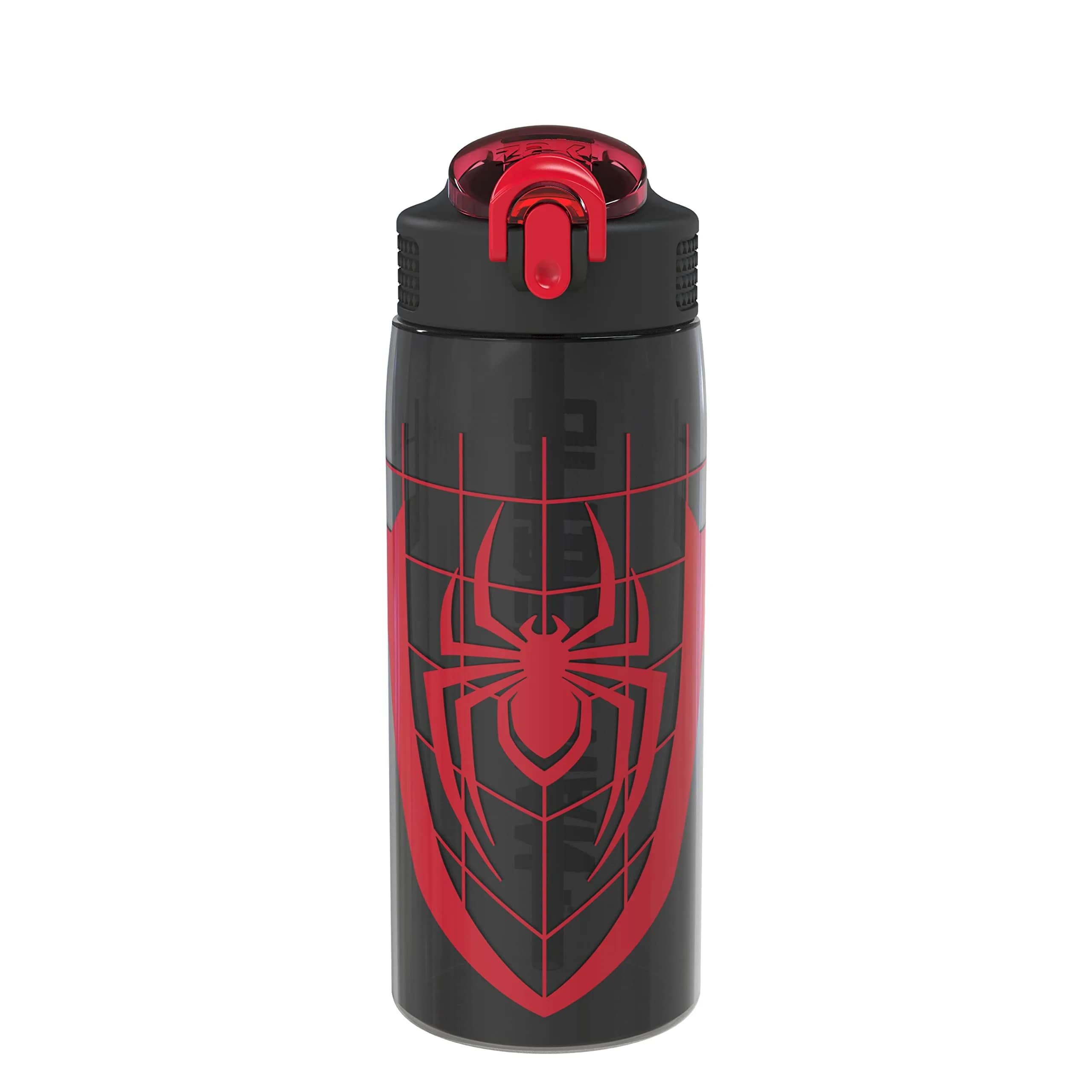 Zak Designs Spider-Man 25oz Leak-Proof Plastic Kids Water Bottle with Straw — Marvel Spider-Man