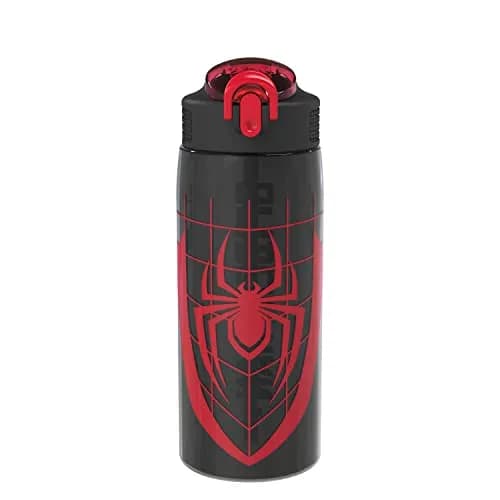 Zak Designs Spider-Man 25oz Leak-Proof Plastic Kids Water Bottle with Straw - main product image