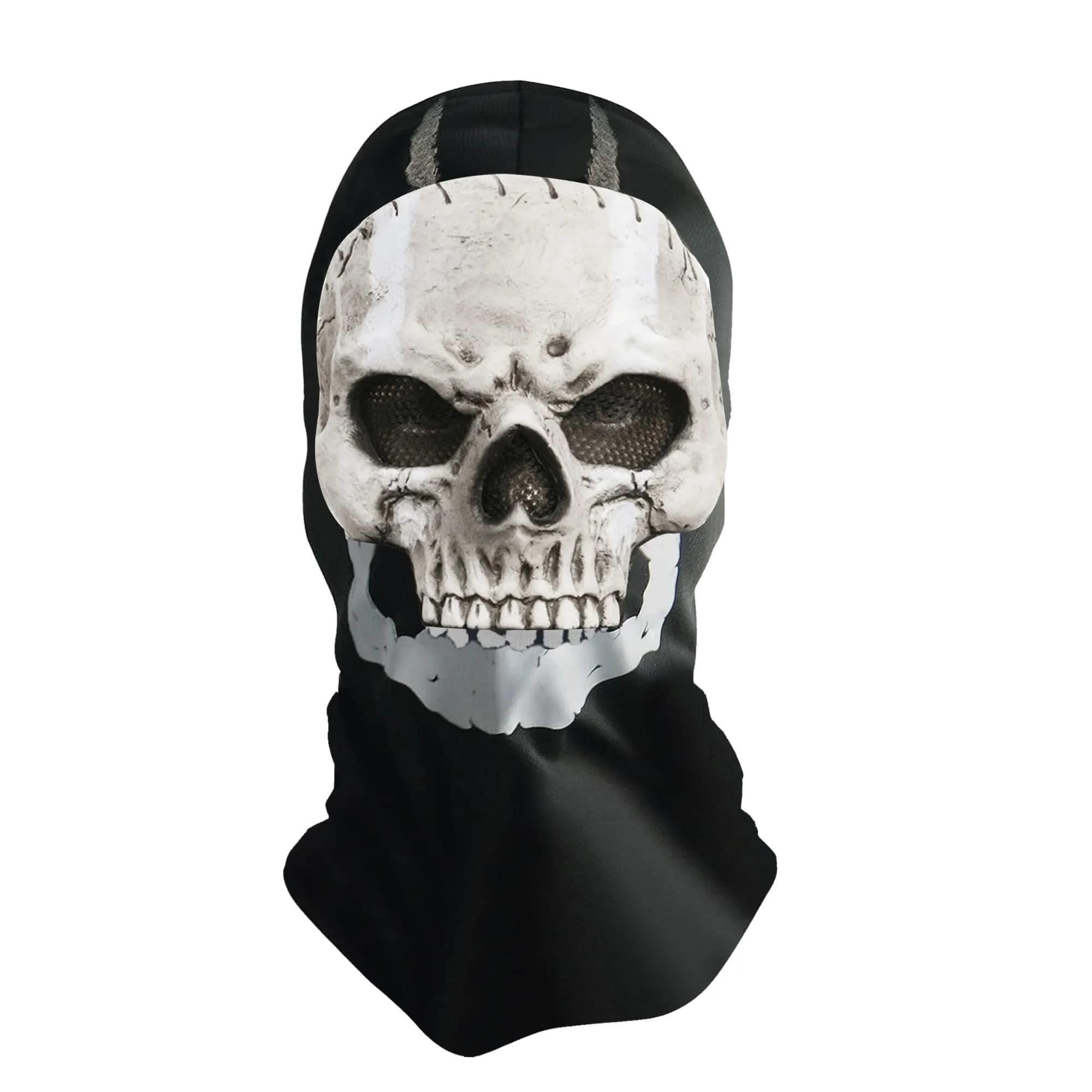 Masfrida Ghost Skull Full Face Mask - Style 1, One Size Unisex - view 2