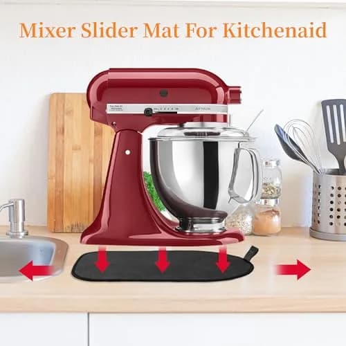 Owowong Sliding Mat for Kitchenaid Mixer 4.5-5 Qt | Appliance Slider Pad for Heavy Mixers thumbnail 2