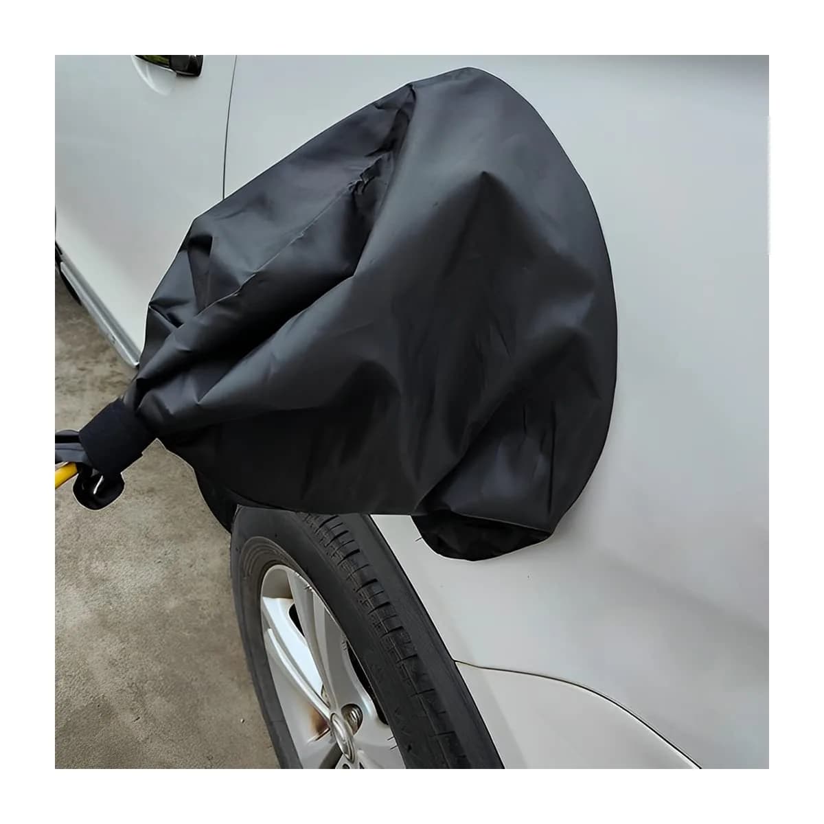Moioee EV Charger Plug Port Cover Black | Waterproof Outdoor EV Charger Cover for Electric Cars