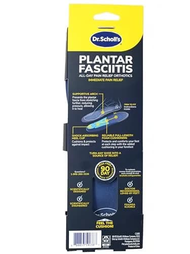 Dr. Scholl's Plantar Fasciitis Pain Relief Orthotics Women's Size 6-10 (12 Pairs) | Clinically Proven Relief & Prevention thumbnail 4