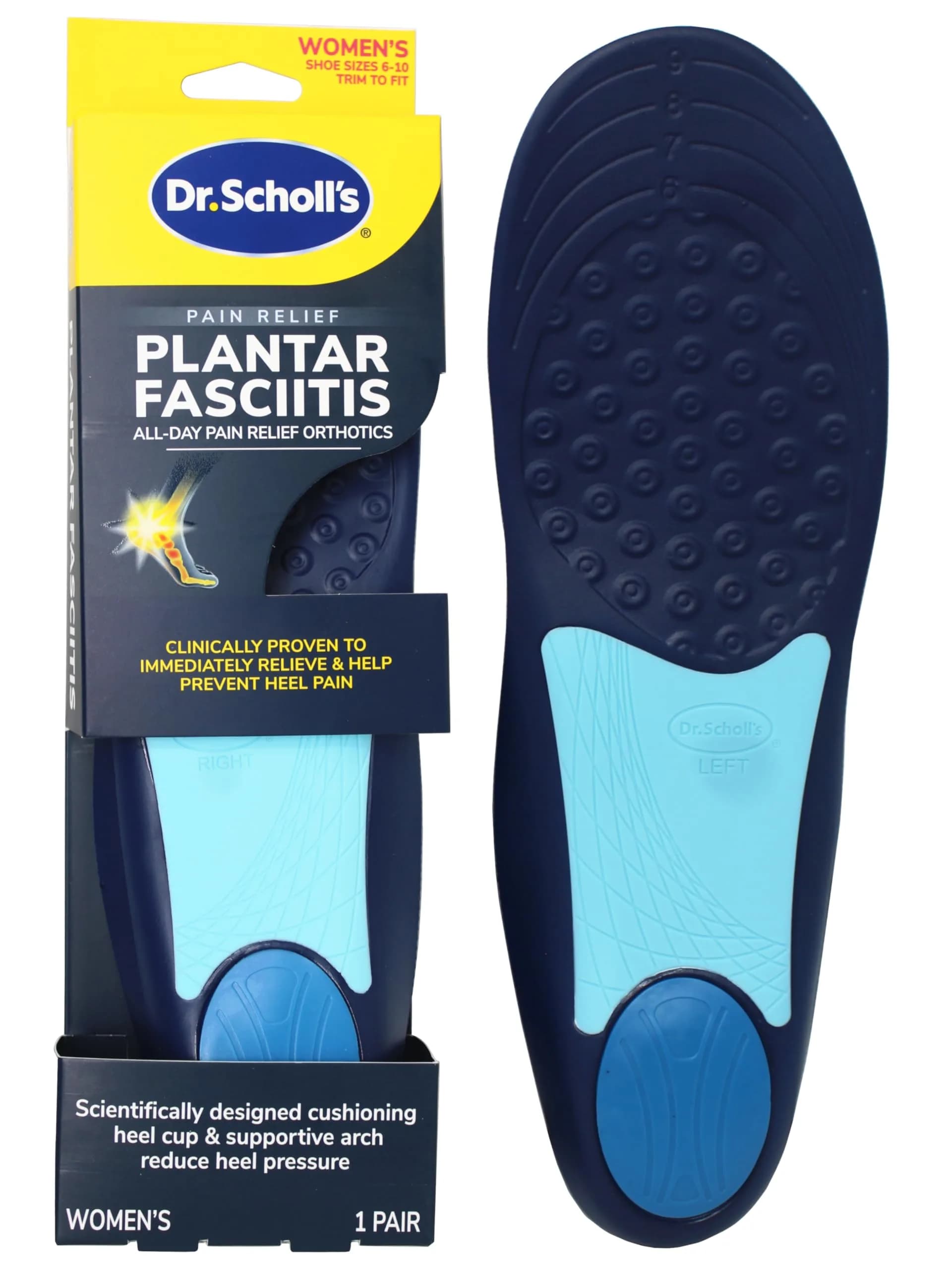 Dr. Scholl's Plantar Fasciitis Pain Relief Orthotics Women's Size 6-10 (12 Pairs) | Clinically Proven Relief & Prevention - view 5