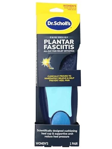 Dr. Scholl's Plantar Fasciitis Pain Relief Orthotics Women's Size 6-10 (12 Pairs) | Clinically Proven Relief & Prevention thumbnail 1