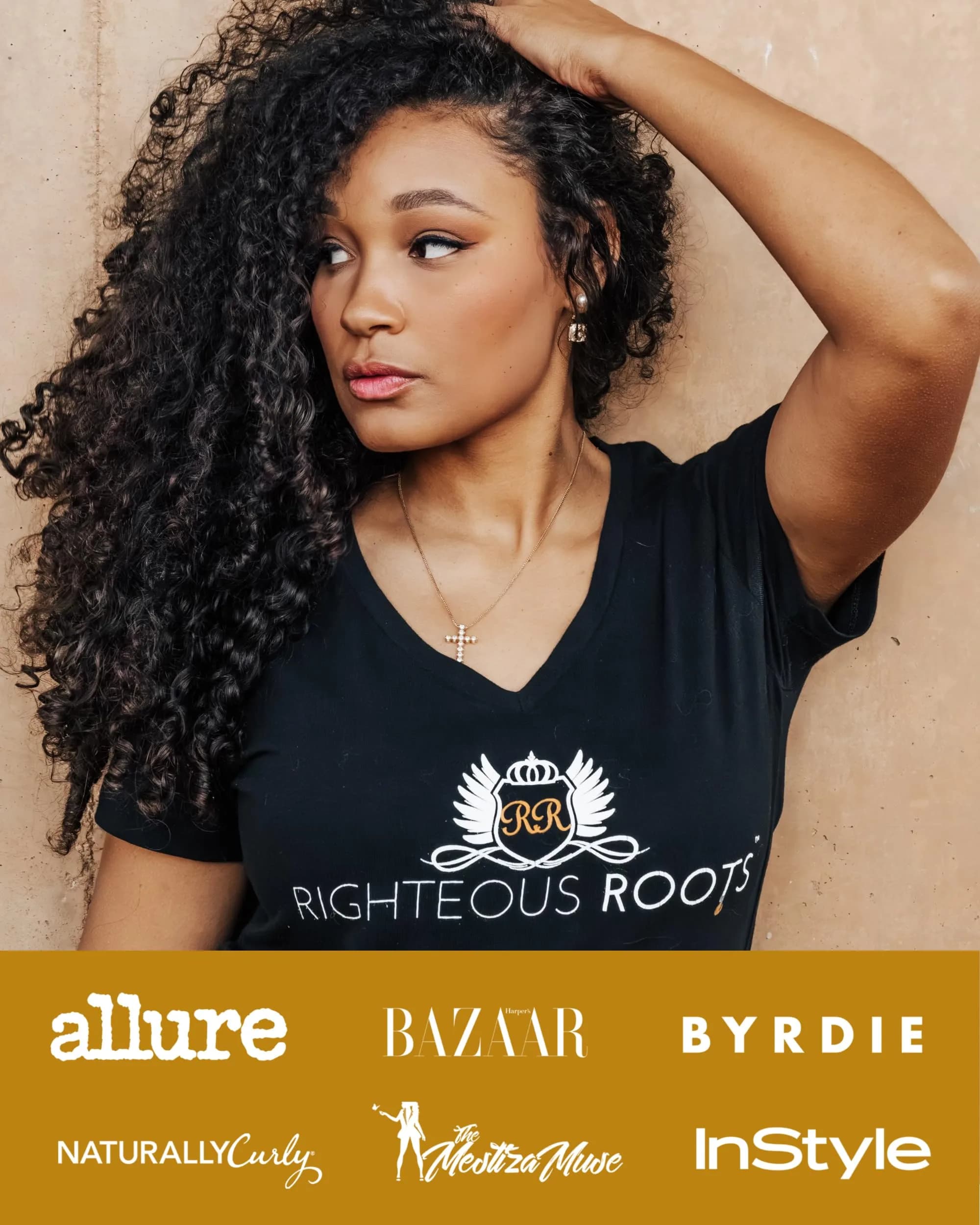 Righteous Roots Rx Hair Oil - Growth Booster, Anti-Frizz & Thickener for Curly, Wavy, Natural Hair (2 fl OZ) thumbnail 9