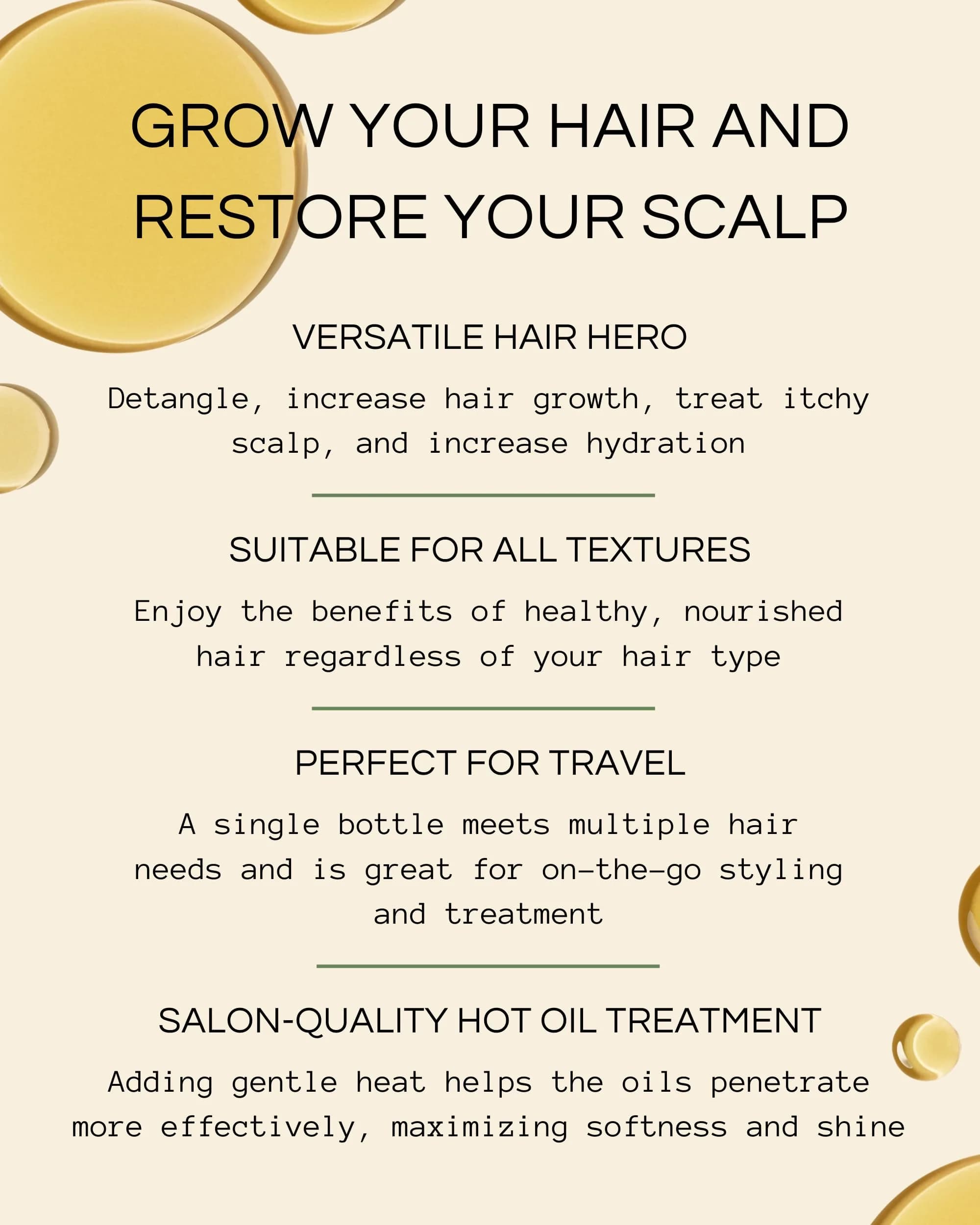 Righteous Roots Rx Hair Oil - Growth Booster, Anti-Frizz & Thickener for Curly, Wavy, Natural Hair (2 fl OZ) thumbnail 3