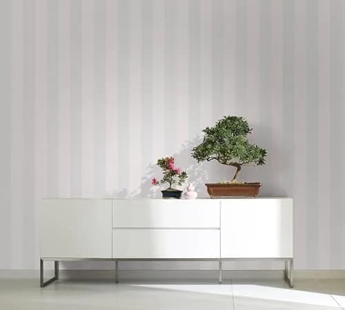 WALLCOVER Non-Woven Wallpaper Blue Stripes 10.05 x 0.53 m | Modern Block Stripe Design thumbnail 2