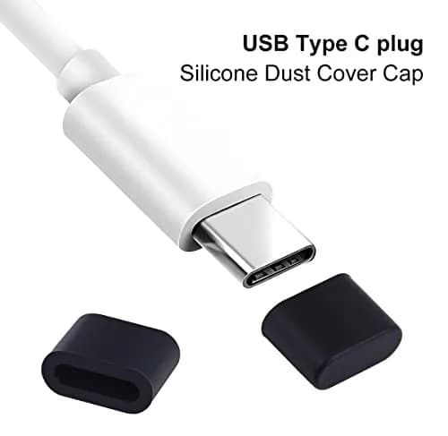 iKammo USB C Dust Caps 20 Pcs | Silicone Type C Port Protector for Android, MacBook, Pixel thumbnail 4