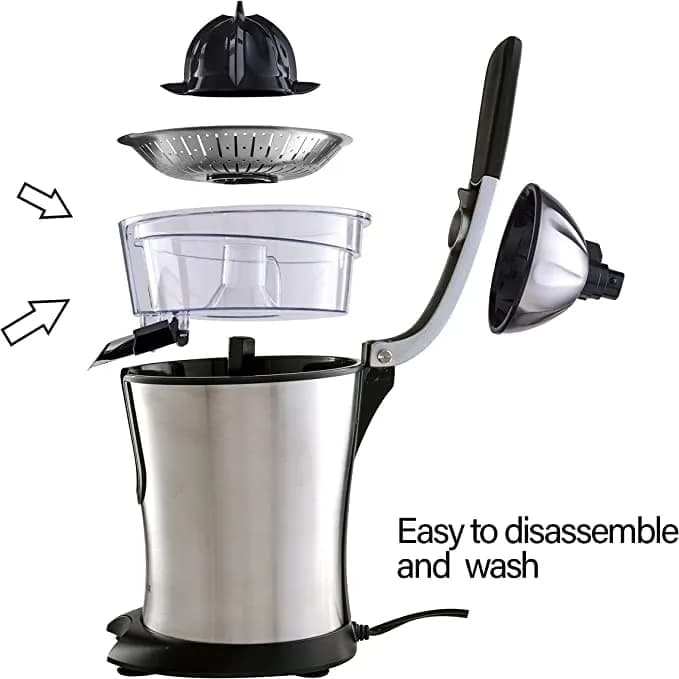 Eurolux Citrus Juicer ELCJ-1700S Replacement Container with Spout (0.34 kg / 0.75 lb) | Transparent Plastic Part thumbnail 4