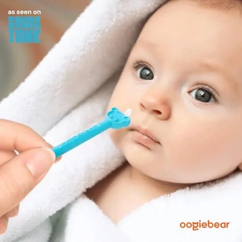 oogiebear Baby Nose & Ear Picker with Travel Case, 2 Pieces, Blue | Safe Dual-Ended Nasal Aspirator for Newborns & Toddlers thumbnail 9