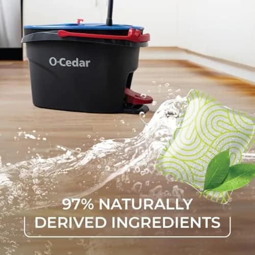 O-Cedar PACS Floor Cleaner Crisp Citrus Scent 10 Count (1.6 Gallons per PAC) | Enzyme-Powered Pods for Streak-Free Cleaning thumbnail 3
