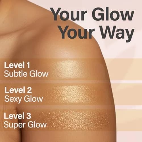GLIMMER GODDESS Body Shimmer Butter for Glowing Skin, Gold Sexy, 2oz | Customizable luminous glow, deep moisture, buildable shimmer, all skin types thumbnail 6