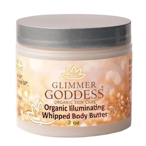 GLIMMER GODDESS Body Shimmer Butter for Glowing Skin, Diamond Super, 2oz | Customizable luminous glow, deep moisture & shimmer control thumbnail 1