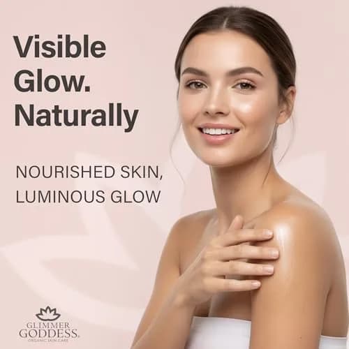 GLIMMER GODDESS Body Shimmer Butter for Glowing Skin, Diamond Super, 2oz | Customizable luminous glow, deep moisture & shimmer control thumbnail 3