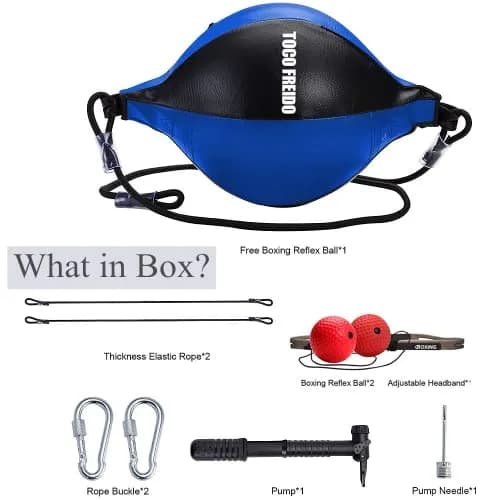TOCO FREIDO MMA Punching Reflex Ball & Double End Ball Set | 4in (10.16cm) Diameter thumbnail 7