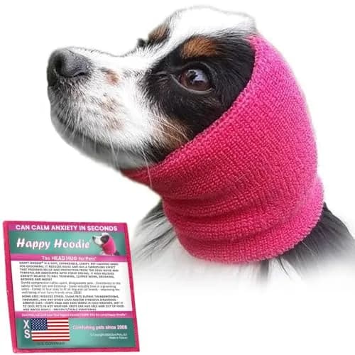 ZONI PETS Happy Hoodie The Original Dog & Cat Calming Band for Noise & Anxiety Relief | Stress & Noise Calmer (110 characters) thumbnail 1