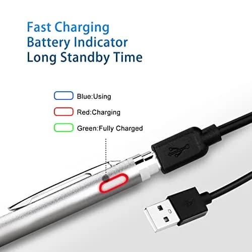 EVACH Stylus Pen for Samsung Galaxy Tab A11/A9/A8/A7 | 1.5mm Ultra Fine Tip, Durable Aluminum, Portable thumbnail 2