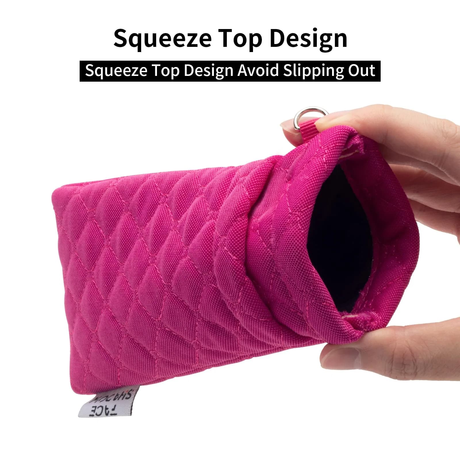 Face Shadow Double Glasses Case Soft Eyeglass Case for Women & Men | Holds Two Pairs - view 2