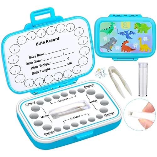 Caffox Tooth Keepsake Box for Kids | Baby Teeth Storage & First Tooth Container thumbnail 1