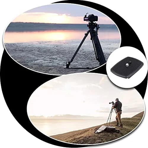 LELEVTXP Camera Tripod Quick Release Plate 35mm x 35mm | Universal Adapter for Connect Camera to Tripod thumbnail 6